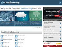 Tablet Screenshot of clouddir.co.uk